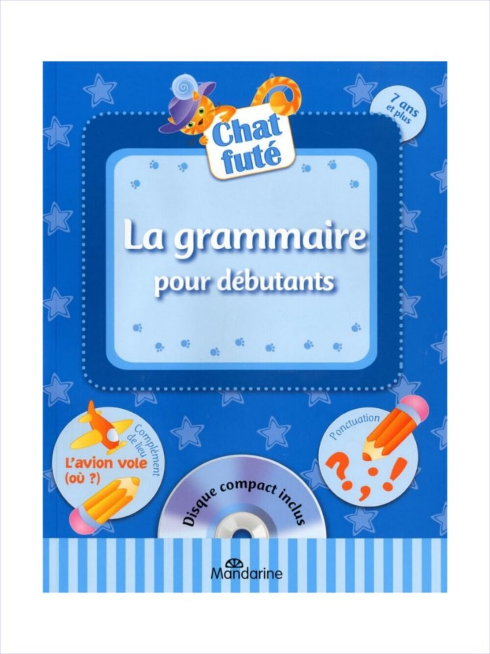 La Grammaire pour débutants Plus 1 CD Kid French Book New Add-On Item